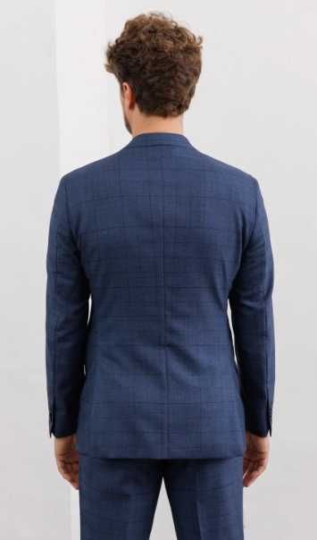 Sacou blazer de lux 52 XL Eduard Dressler lana super 170's Loro Piana