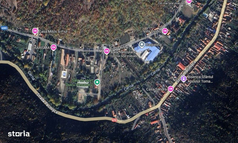 Teren Intravilan 1.440 Mp - Baile Herculane, Zona Pecinisca