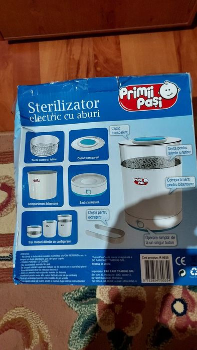Sterilizator electric cu aburi Primii Pasi