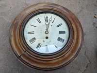 Старинные круглые настенные часы Павелъ Буре 1893г