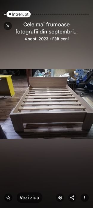 Paturi noi , saltea second 160x200 cm