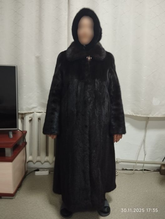 Норковая шуба и шапка