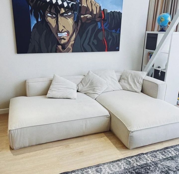 Мягкая мебель диван раскладной угловые на заказ новые дом кафе