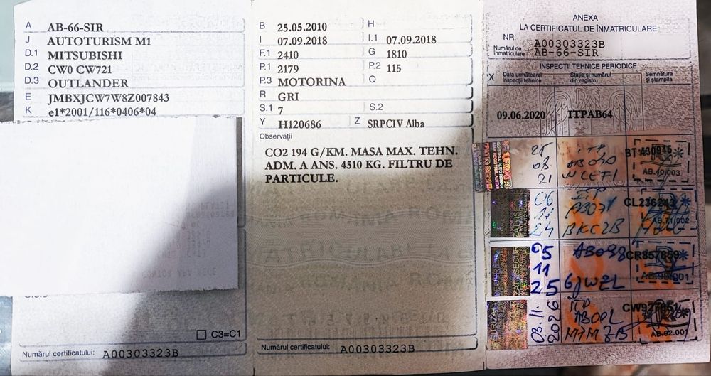 Mitsubishi Outlander diesel 7 locuri