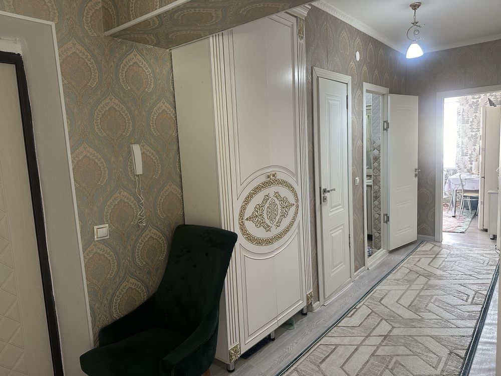 Мкр Астана 2  ден 2 бөлмелі пәтер жалға беріледі