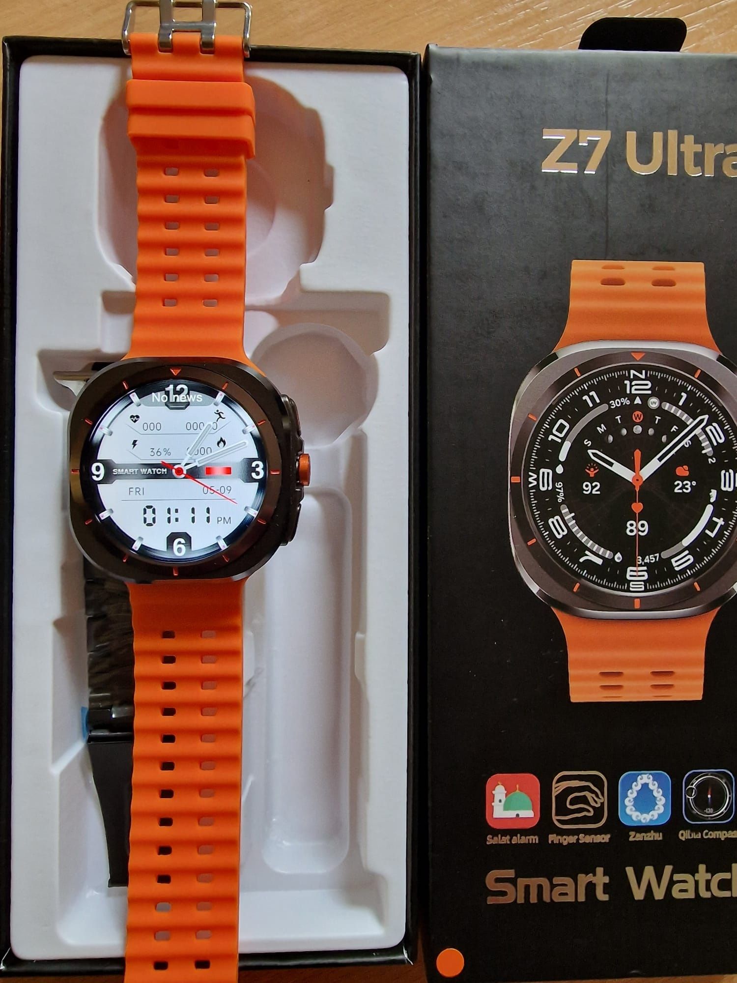 Ceas smart watch Z7 Ultra Galaxy nou
