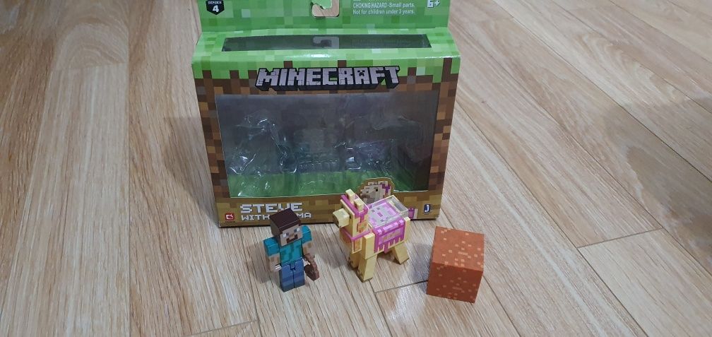 Figurine Minecraft,  Steve With Lama