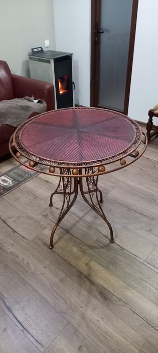 Masa rotunda metal
