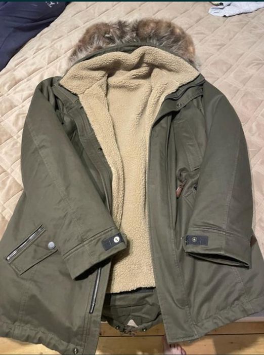 Парка мужская цвета хакки