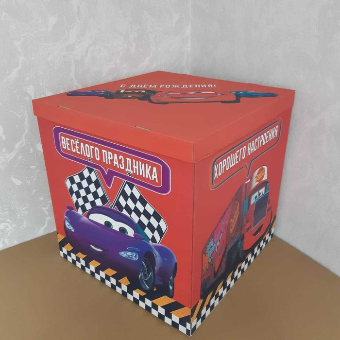 Коробки сюрпризы 60х60х60 для шаров