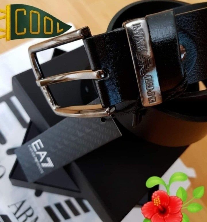 Curele piele naturala/model unisex, cataramă metalica argintie