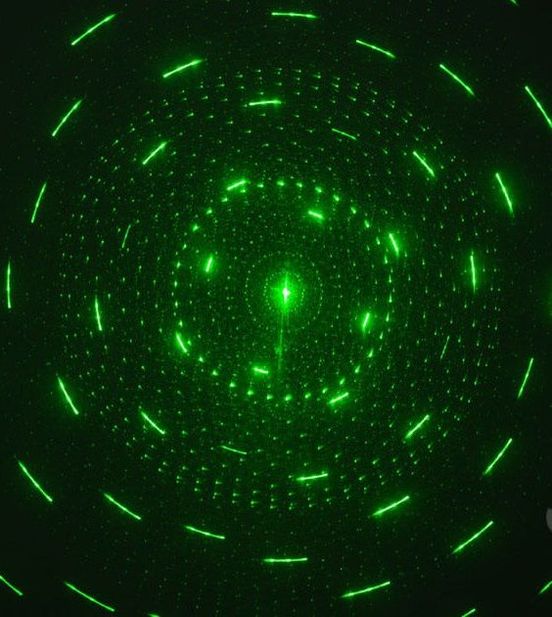 Proiector Laser Lumini Scena Proiectii Abstracte 2Aperturi Telecomanda