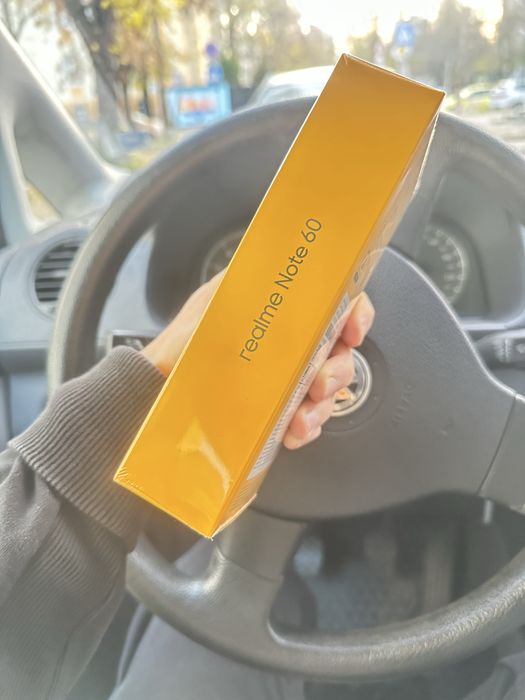 Мобилен телефон realme Note 60, 4GB RAM, 128GB, 4G, мраморно черен