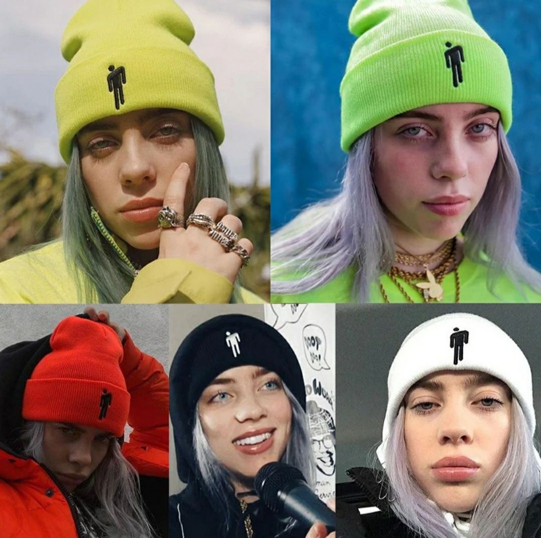 50% Намаление Шапка Billie Eilish / Били Айлиш