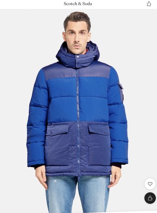 New! Scotch & Soda Мъжко зимно яке L