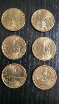 Лот US $ монети долари