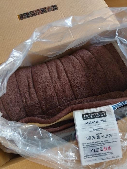 Електрическо одеало 130x200 см, от микрополар, 2 броя