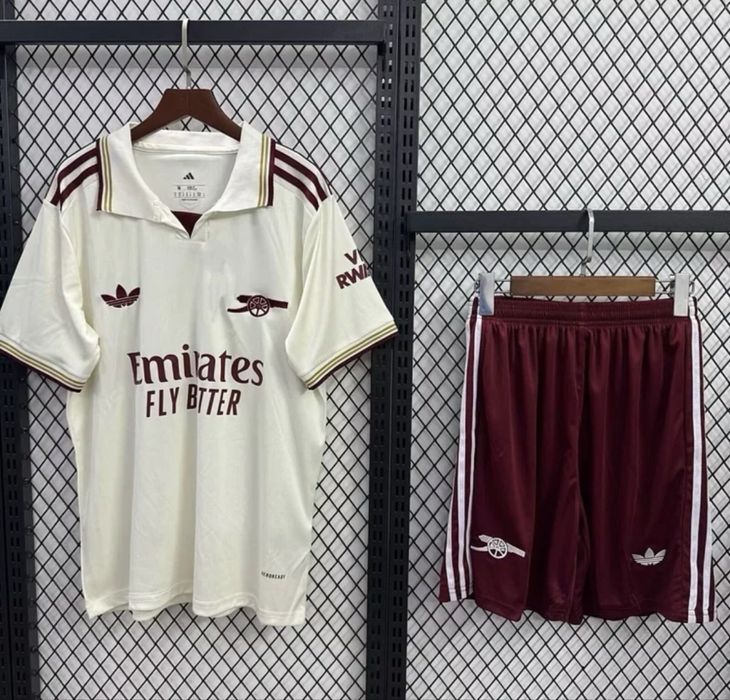 Echipament de fotbal pentru copii , tricou + pantaloni , Arsenal 25/26