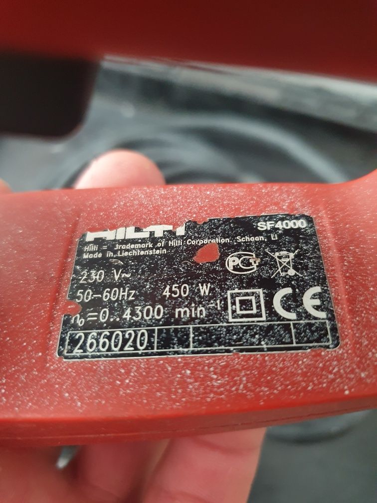 Hilti sf 4000 filetanta rigips cu cablu