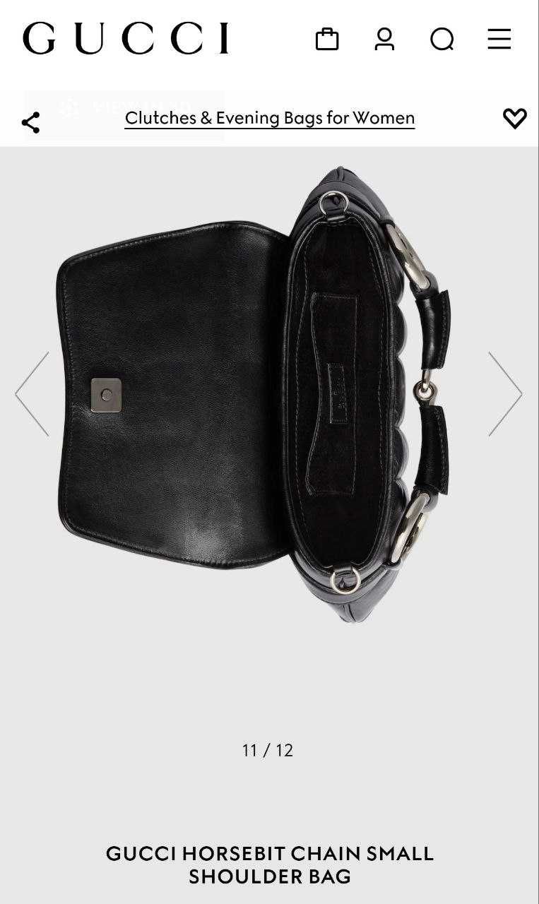 Дамска Чанта GUCCI HORSEBIT Chain Small SHOULDER BAG 100% Leather