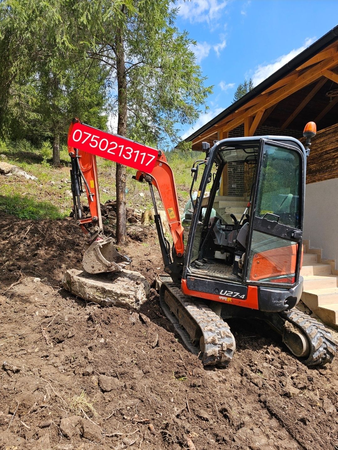 Excavator de închiriat