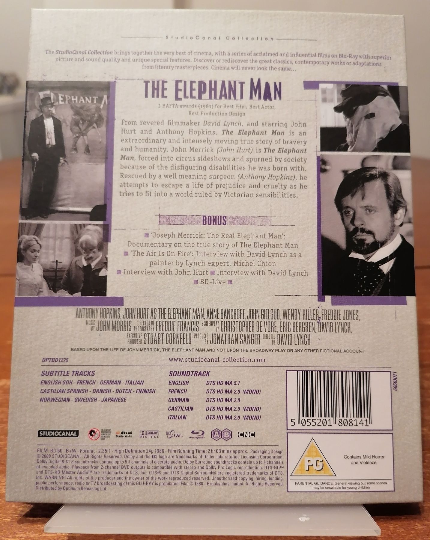 The Elephant Man (1980) [Blu ray]