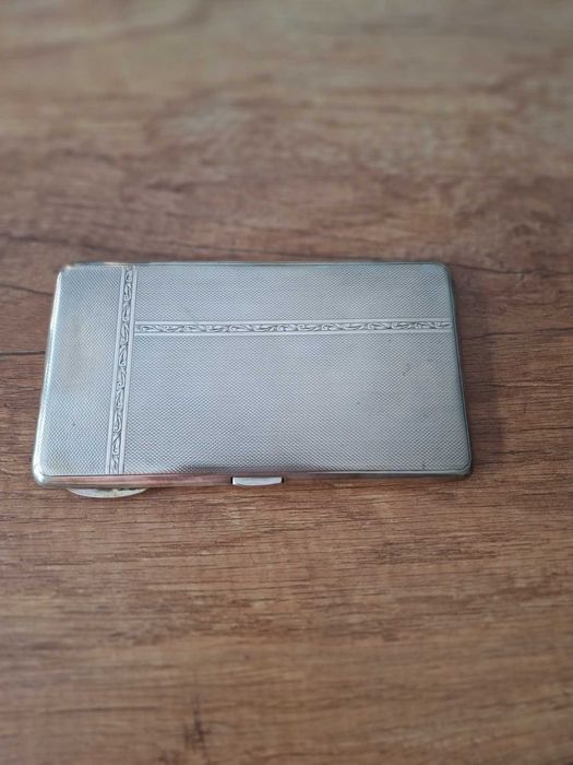 Сребърна английска табакера 1933 г. - 219 грама Sterling Silver