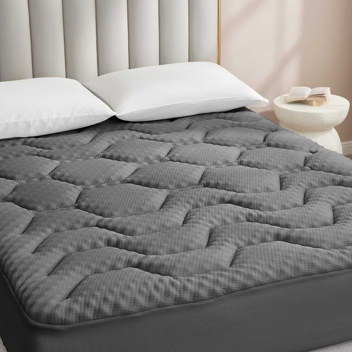 Topper pat din spuma de memorie,cu margine elastica,REDUS de la 480RON