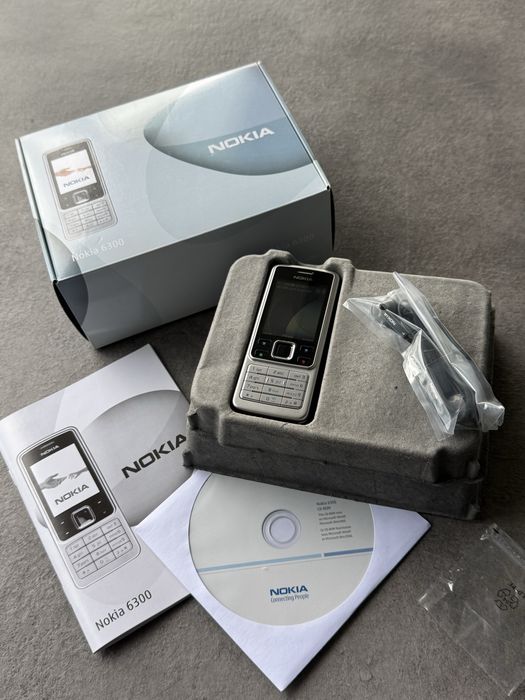 Nokia 6300 Silver/Neverlocked•Full Box•Made in Romania•Ca Nou