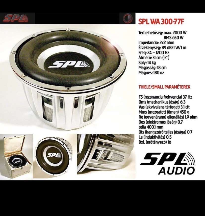 Subwoofer spl hifonics amplificator