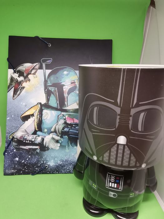 Star Wars. Lampă de veghe pe led, Darth Vader și mapă cu Boba Feet