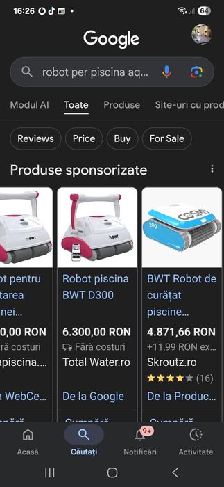 Vand robot piscina BWT D 300 AQUATRON