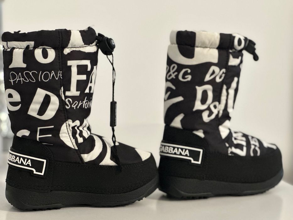 Cizmulițe Dolce & Gabbana originale pentru copii, mărimea 23-24