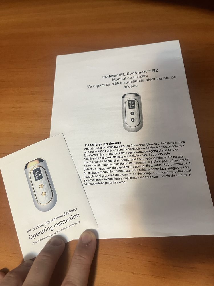 Vand aparat de epilare definitiva! IPL Evosmart R2