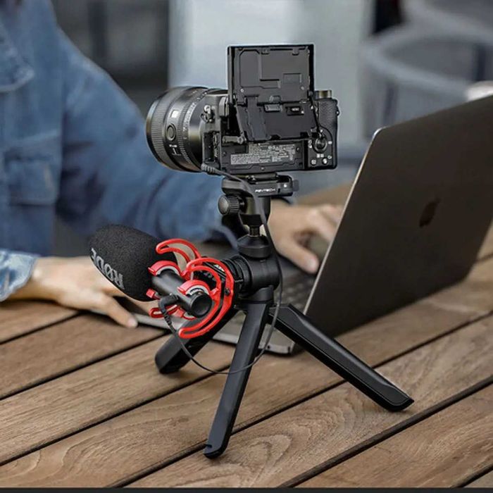Pgytech MantisPod 2.0 Trepied Vlogging cu Cap Bila Negru