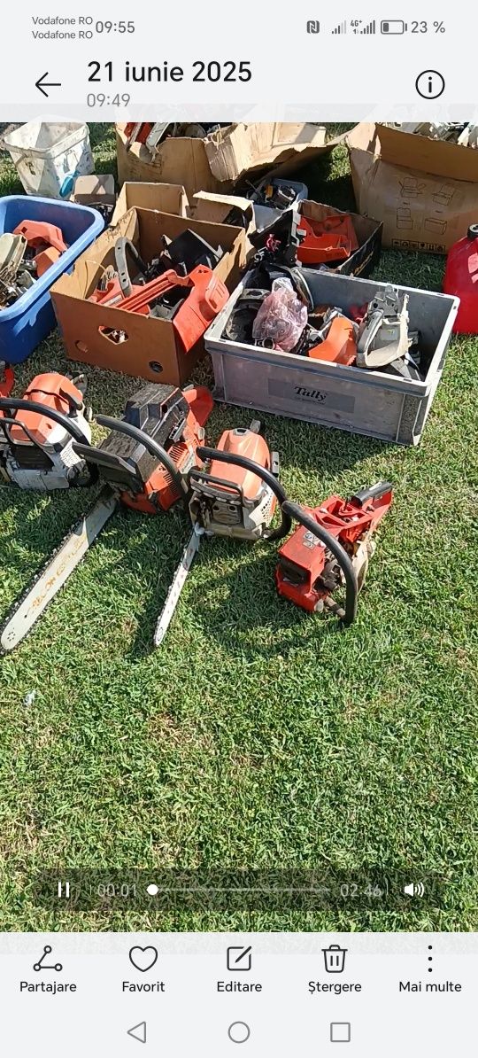 Lot drujbe și piese Stihl Husqvarna echo