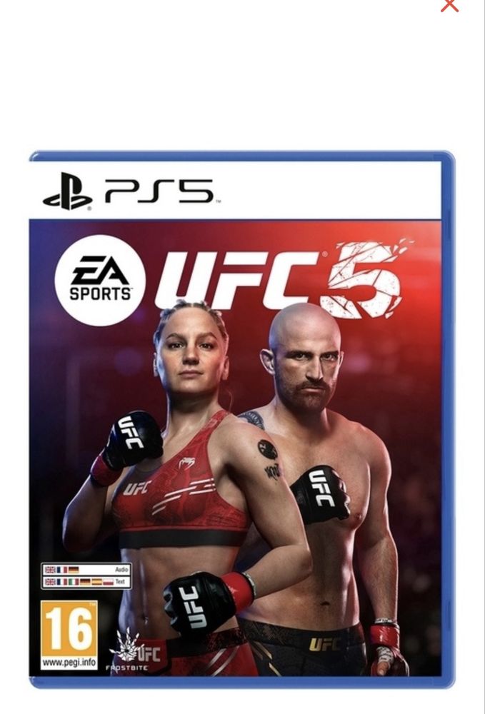 Диск на playstation 5 UFC5