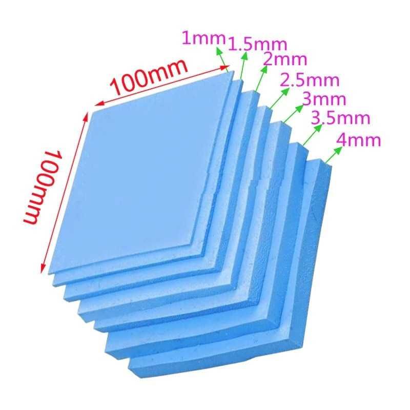 Термопроводящ Термален Термо пад Термична подложка Силиконов Пад Therm