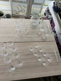 Кристални чаши четири размера