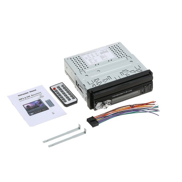 Mp5 player, dvd auto, retractabil BT telecomanda rama cabluri Garantie