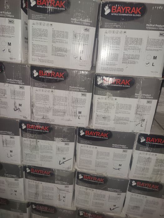 Perchatka qora. Premium sifat. Rezina qo‘lqop. Nitril