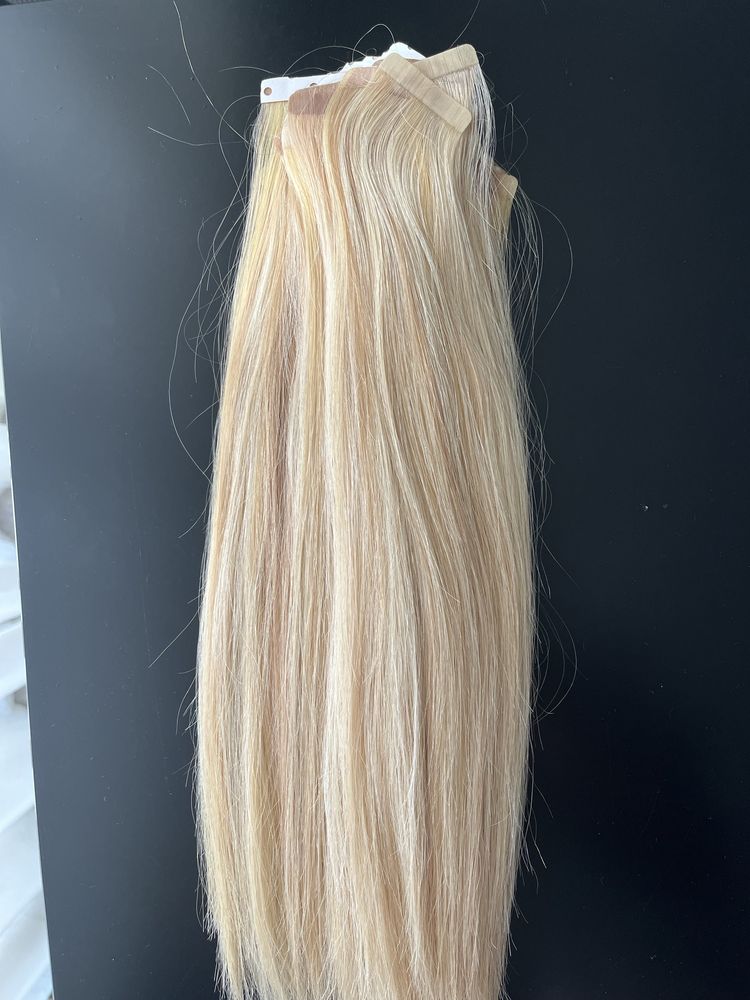 Extensii par Russian hair blond balayage