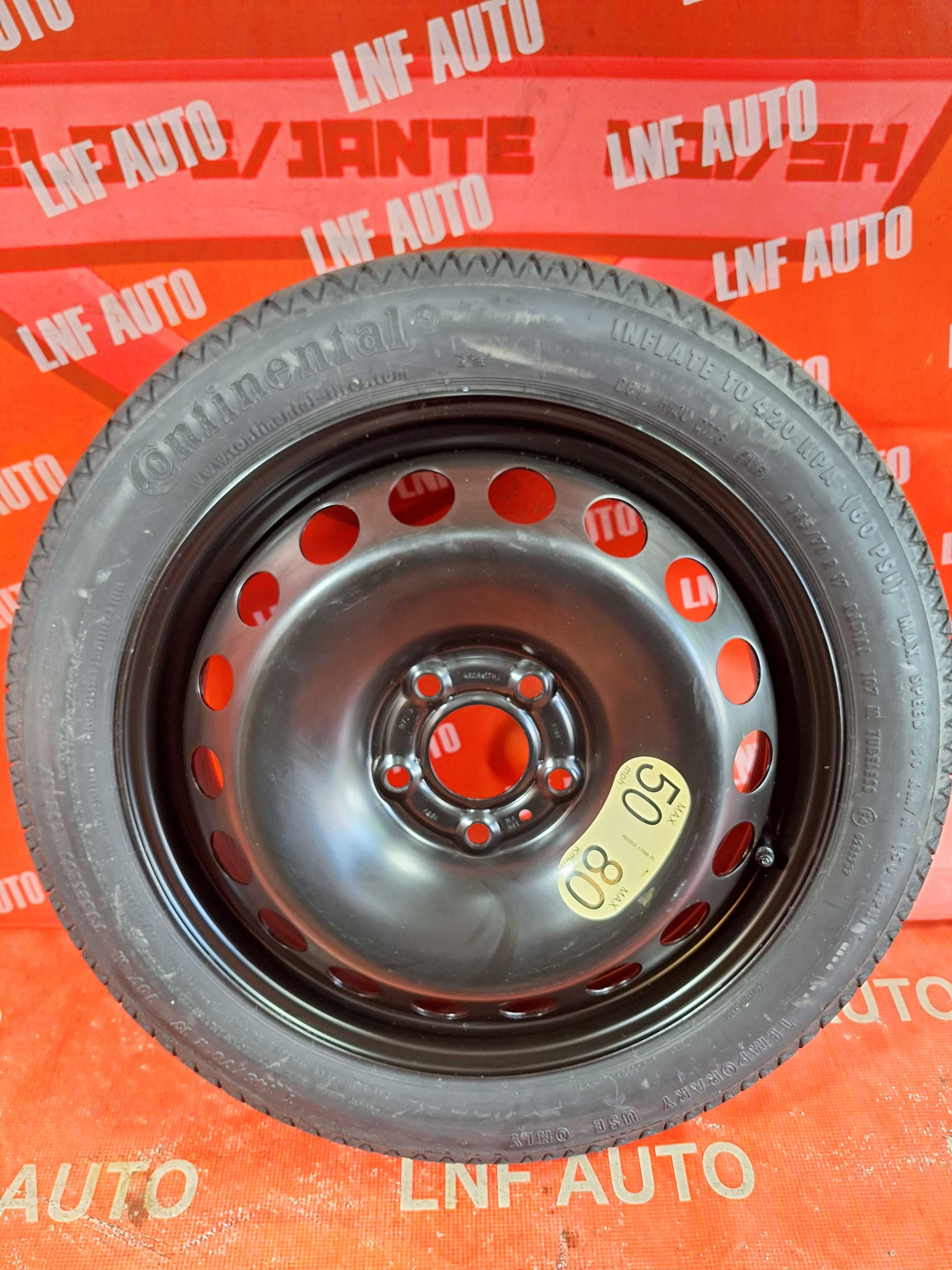 Rezerva SLIM 5x114.3 17'' Renault Megane Arkana Captur Espace NISSAN