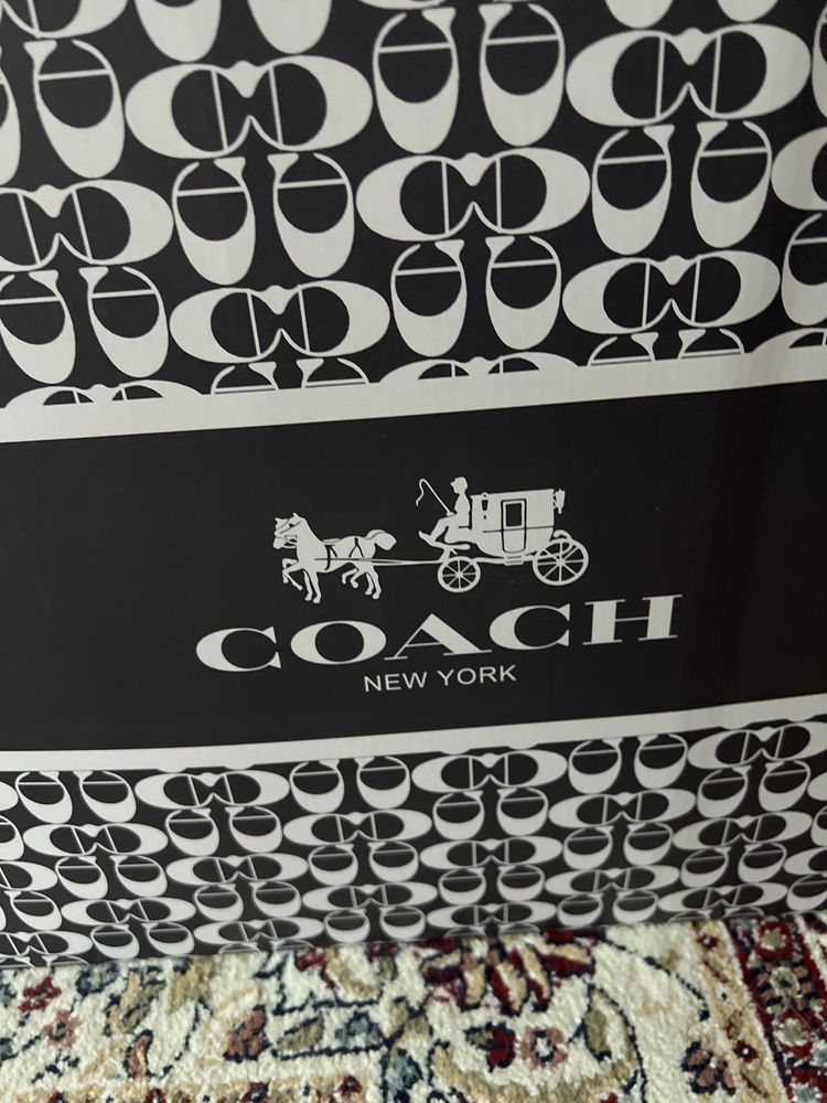 Плед новый велюровый Coach