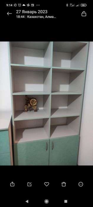 Шкаф зеленый офисный