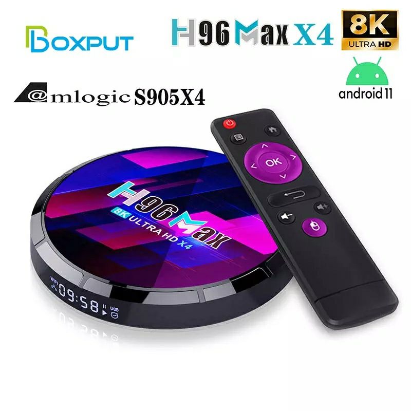 Смарт приставка H96 max X4 Smart tv box тв бокс для телевизора