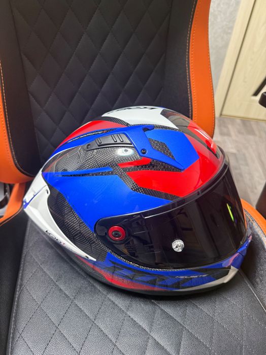 Каска MT KRE+ Carbon Projectile D7 GLOSS BLUE XL