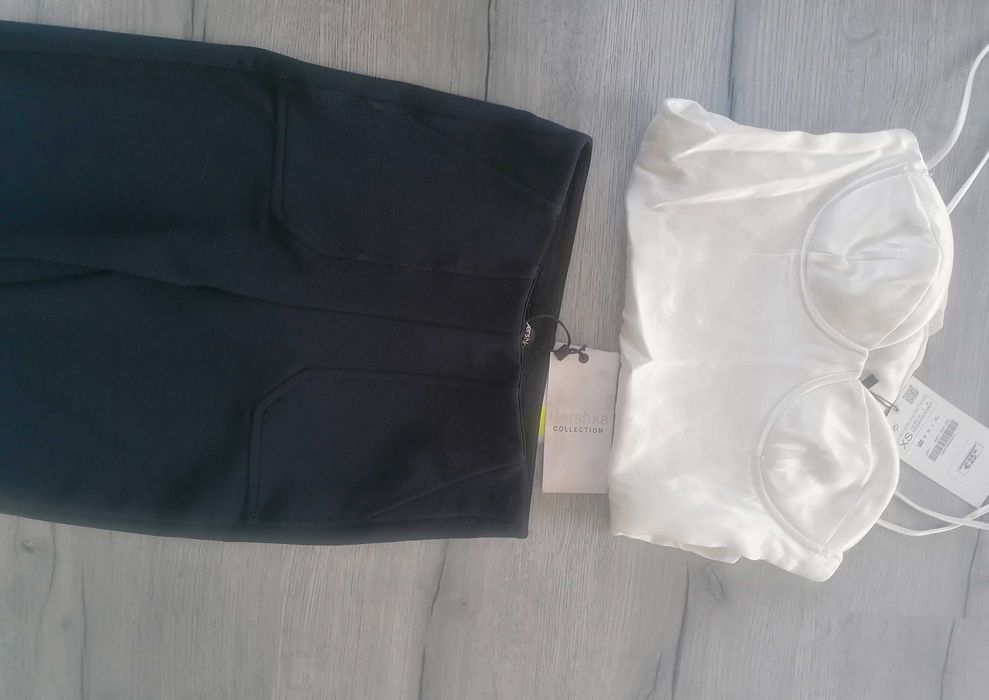 Pantaloni tip colant eleganti dama xs Bershka