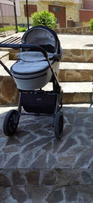 Бебешка количка 2в1 Quick 4.0 Steel Grey - Muuvo