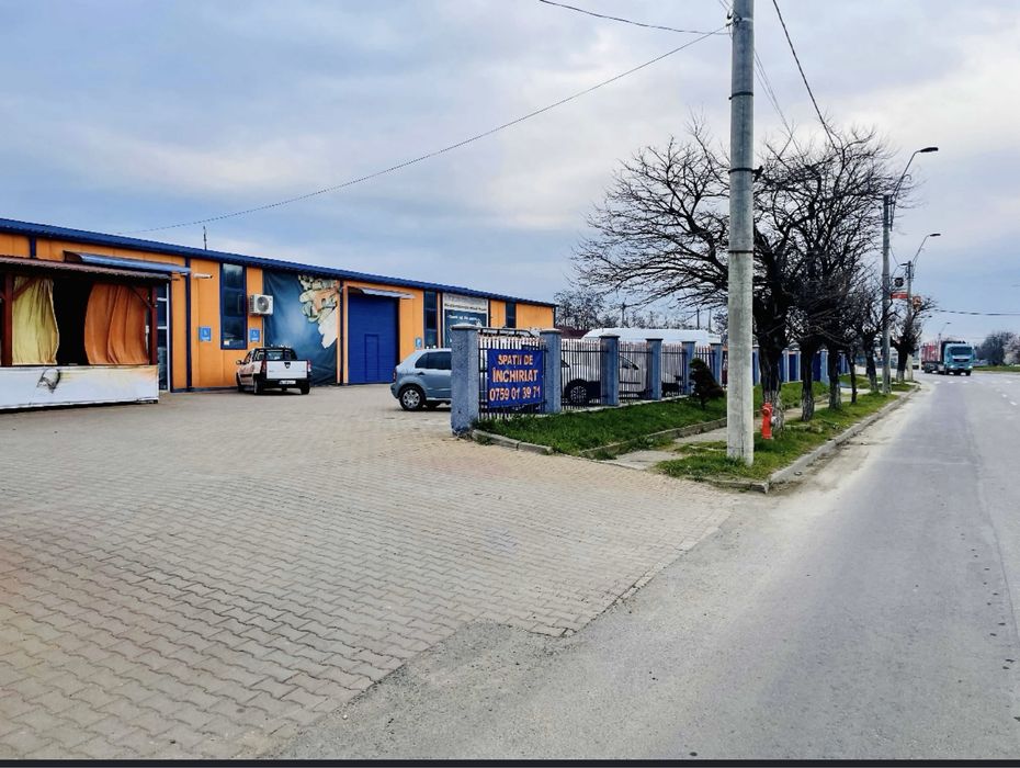 Spatiu comercial (hala) de inchiriat 875mp , intrare principala ONESTI